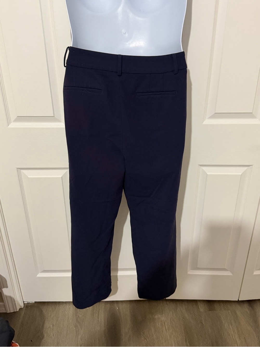 Talbots Hampshire 16w Classic Navy Crop Dress Pants - Women